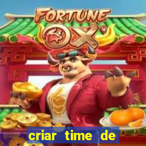 criar time de futebol simulador